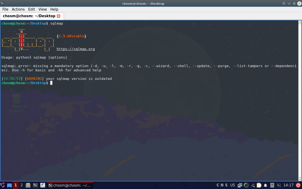Chosm Linux Desktop Screenshot3